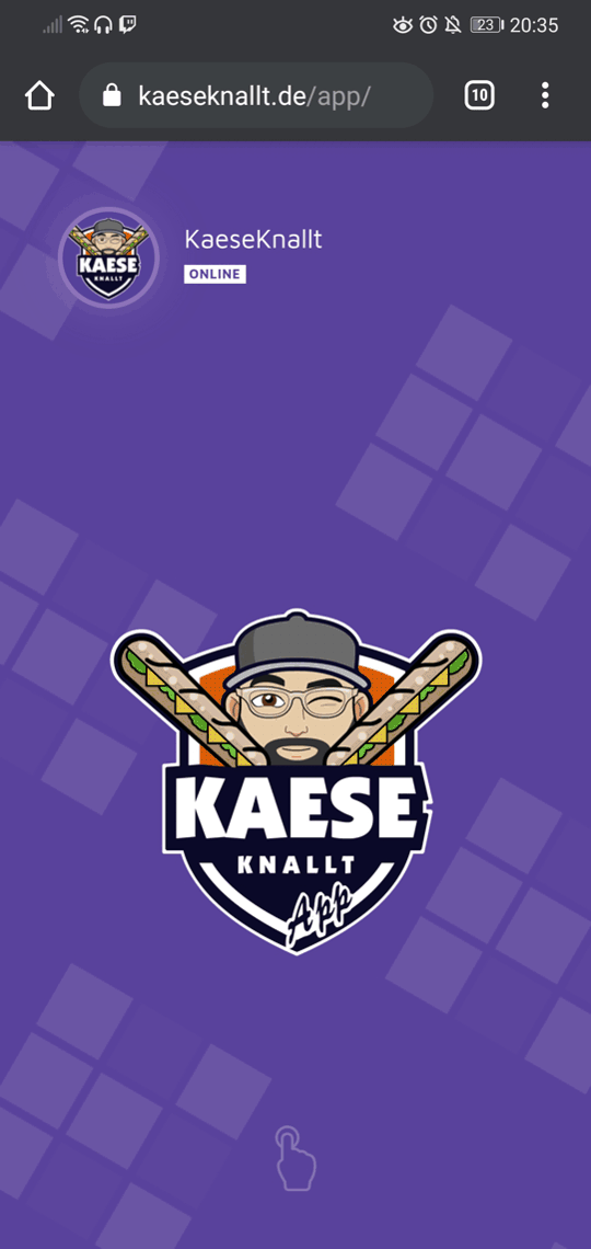 Käse Knallt - App Installation